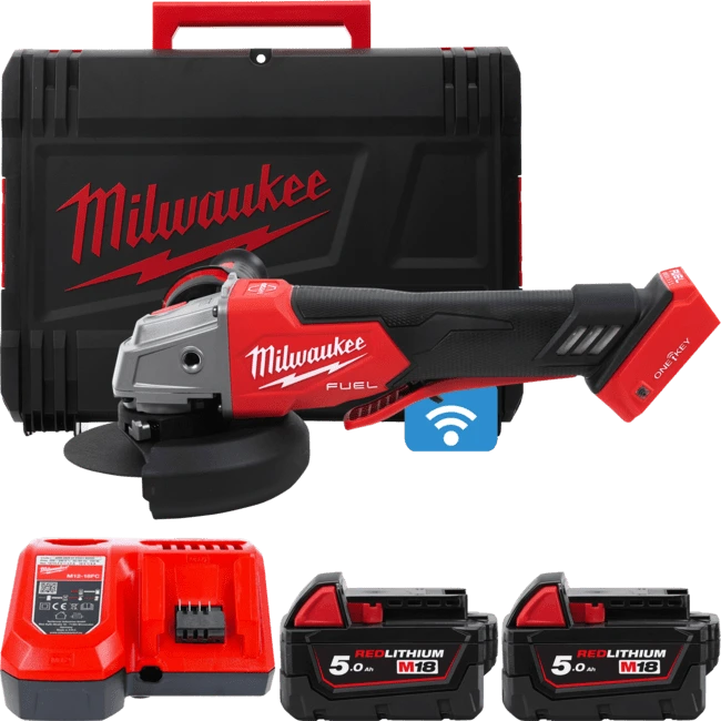 MILWAUKEE Углошлифовальная машина 125 мм M18 ONEFSAG 125XPDB-502X FUEL 4933478435 | 4933478435