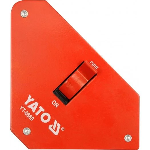 YATO Струбцина магнітна для зварки з перемикачем YATO : 25 кг, 117 х 192 х 32 мм | YT-0869