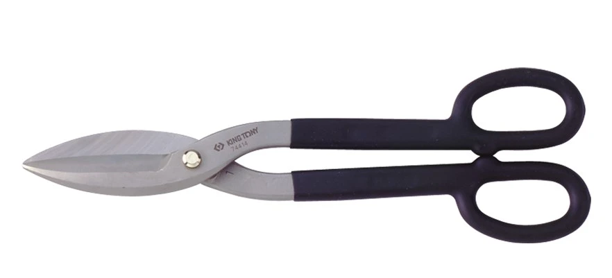 KING TONY Ножницы по металлу 456 мм, прямые, рукоять кольца | 74416