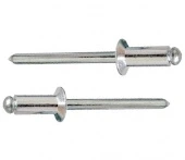 Заклепка комбинированная алюминий/сталь, потайная головка DIN7337 3,2х10