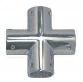 Соединитель труб крестообразный нержавеющий // M 8387