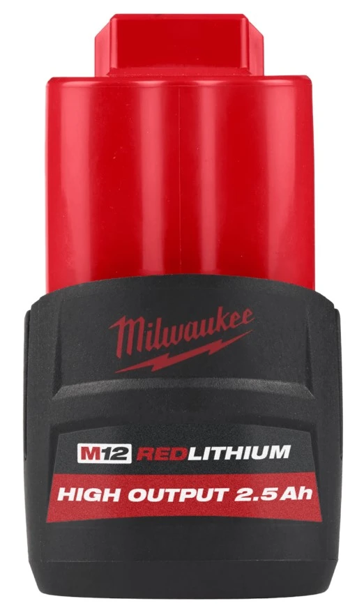 MILWAUKEE Аккумулятор M12 HB2.5 (High Output) | 4932480164