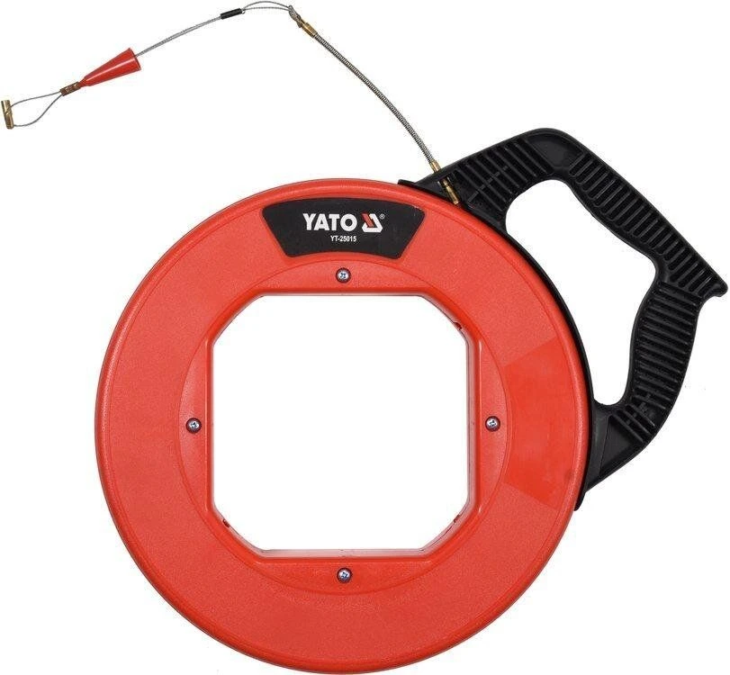 YATO Пристрій для протягування кабелів на бобіні YATO : l= 30 м, Ø= 4 мм  | YT-25015