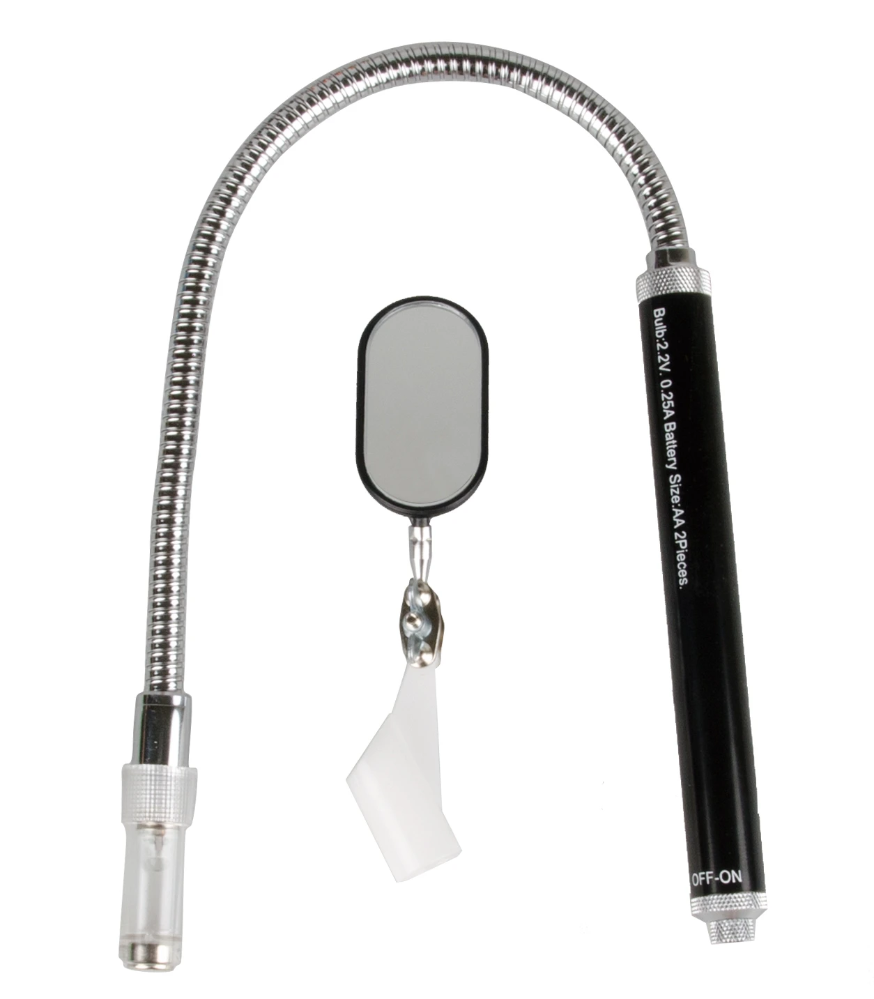 KING TONY Зеркало 3 в 1 инспекционное телескопическое | 9TQ02