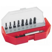 STANLEY 1-68-724 Биты в наборе 10 ед. (Ph 2, Pz 1, 2, 3 - Torx T10, T15, T20, T25, T30 + держатель) 