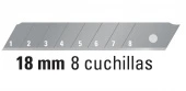 TRUPER Лезо змінне для ножа 18мм, надміцне, SK2 (10шт) // REP-CUT-6X