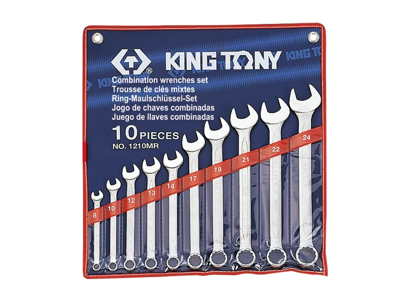 KING TONY Набор ключей комби 10шт. (8-24мм) | 1210MR