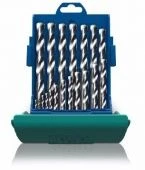 Heller Набор сверл по металлу HSS-COBALT 1-10 мм, 19 шт; шаг 0,5 мм; пластиковая кассета