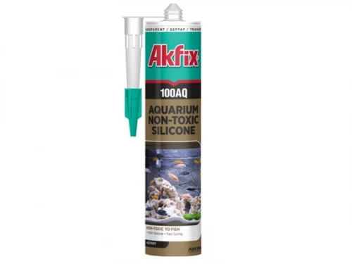 Силикон аквариумный 100AQ 280мл / 340гр черный Akfix