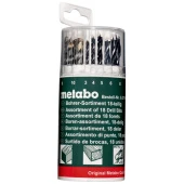 Metabo Набір свердл, камінь, метал, дерево (18 шт)