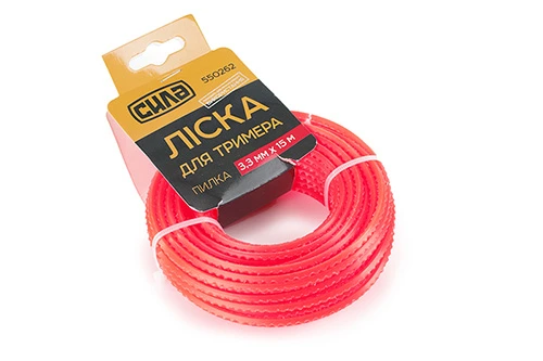 Леска для триммера 3,0мм пила 15м СИЛА