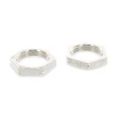 Гайка нержавеющая трубная низкая с дюймовой резьбой DIN 431