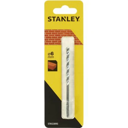 STANLEY STA53095 Сверло по кирпичу. Ø6 мм (специальный износостойкий материал сверла). 