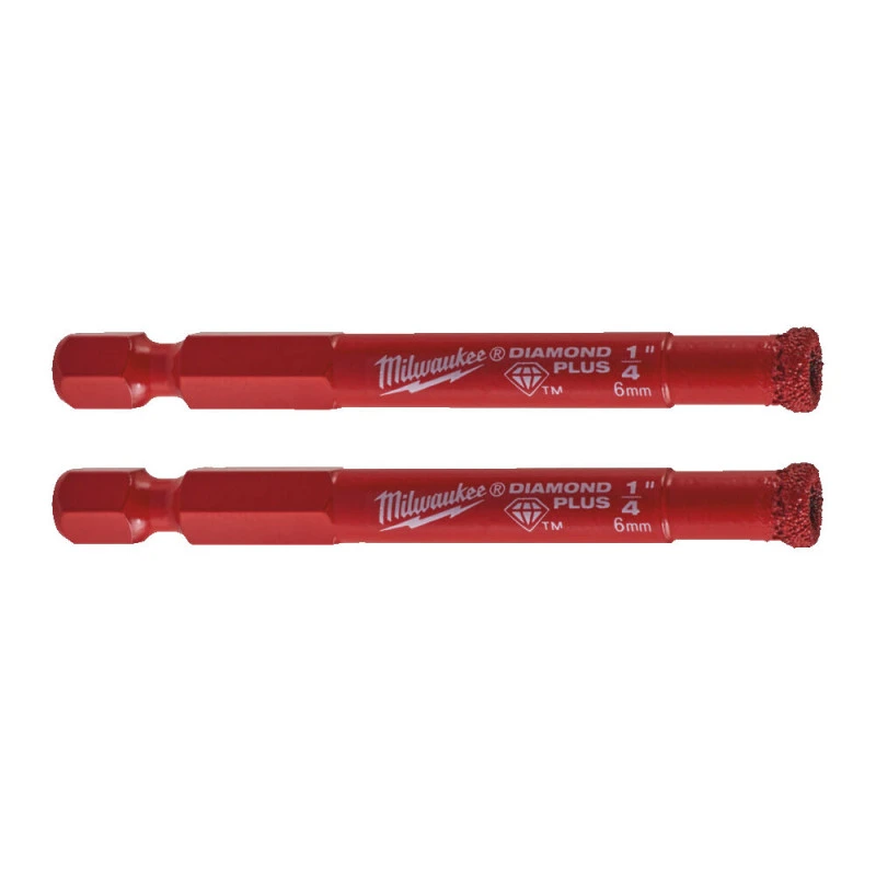 MILWAUKEE Алм. Корончатое сверло Diamond Plus Ø 6мм (2 шт) | 4932479232
