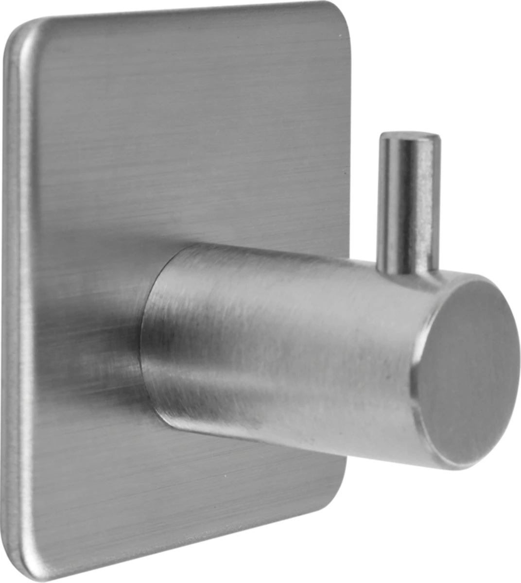 FALA Гачок одинарний, прямий для санвузлів приклейовальний на 2-сторонньому скотчі 3М; 45х45х30 мм |