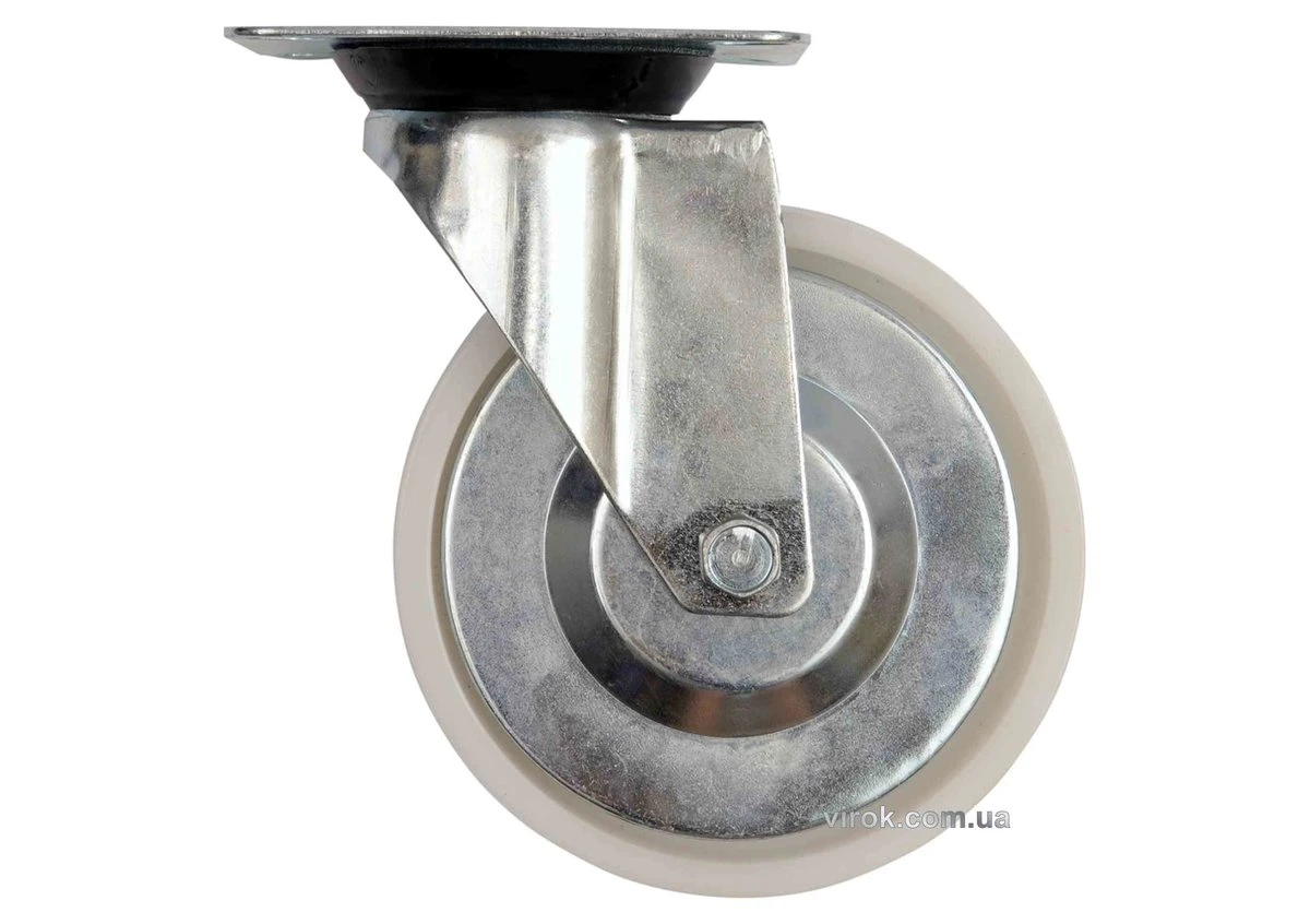 VOREL Колесо до візка поліамідове Ø= 75мм, b= 23мм з обертовою опорою; h= 97 мм, навант.- 40 кг  | 8