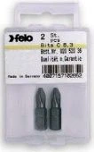 FELO Бита PH1 / PH2х25 мм 1/4 " С 6,3 ВОХ (2 шт.) // 02201236