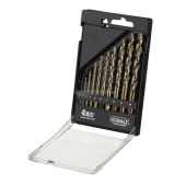 DeWALT Набор сверл по металлу "COBALT" EXTREME, d=1-10 мм, 10 шт., кейс