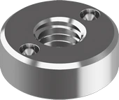 Гайка нержавеющая круглая с двумя отверстиями DIN 547