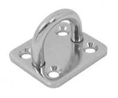 Обушок нержавеющий на квадратной основе