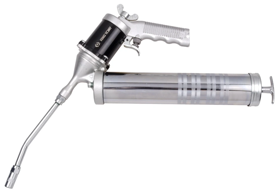 KING TONY Пневматический нагнетатель консистентных смазок 400c.c.(14oz) 10"*1 metric | 9BV1420