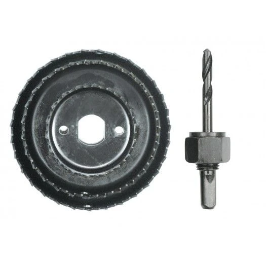 VOREL Пили кільцеві по дереву + свердло Набір 4шт. Ø-51,76,89мм,h= 21мм (хвостовик Ø-6 мм)  | 22565