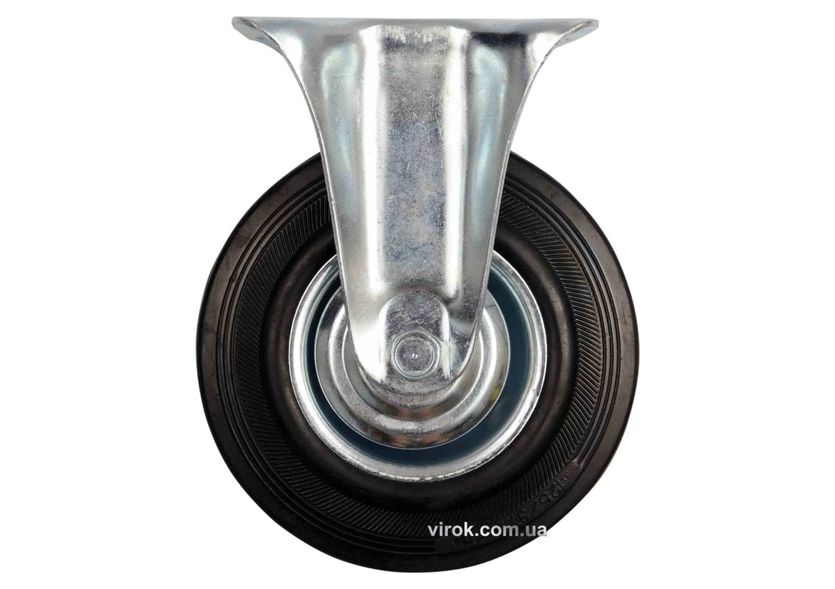 VOREL Колесо до візка Ø= 160 мм, b= 40 мм зі штивною опорою; h= 195 мм, навантаж.- 130 кг  | 87305