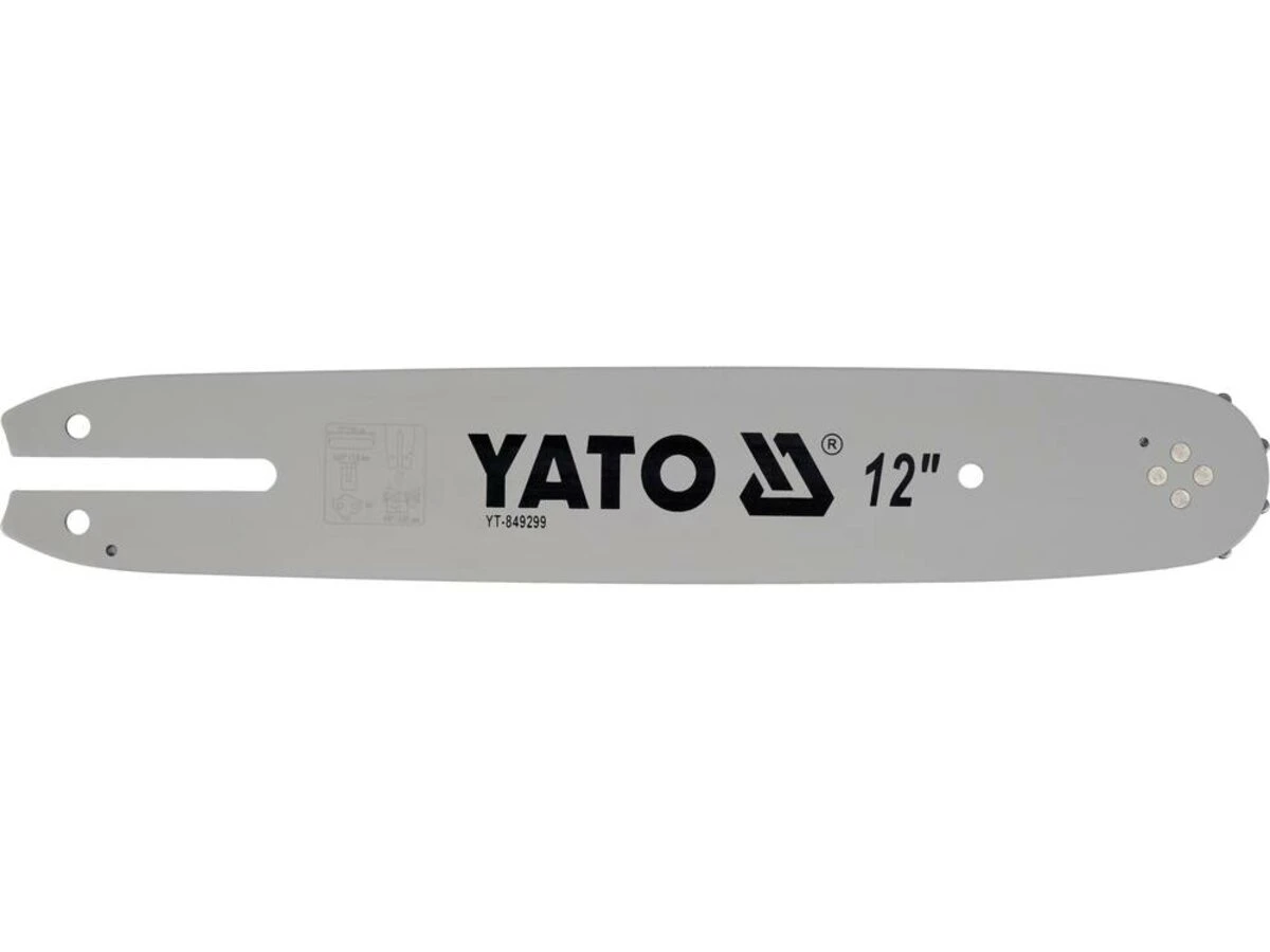 YATO Шина напрямна ланцюгової пили YATO l= 12"/ 30 см (44 ланки) для ланцюгів YT-84949  | YT-849299