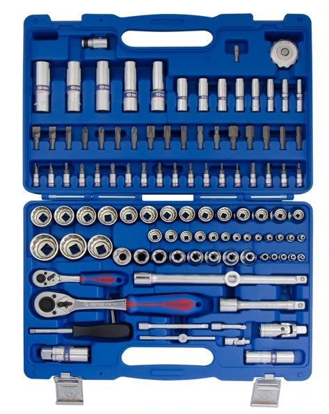 KING TONY Набор инструментов универсальный 110 ед. 1/4"+1/2" 12-ти гранные | SC7010MR