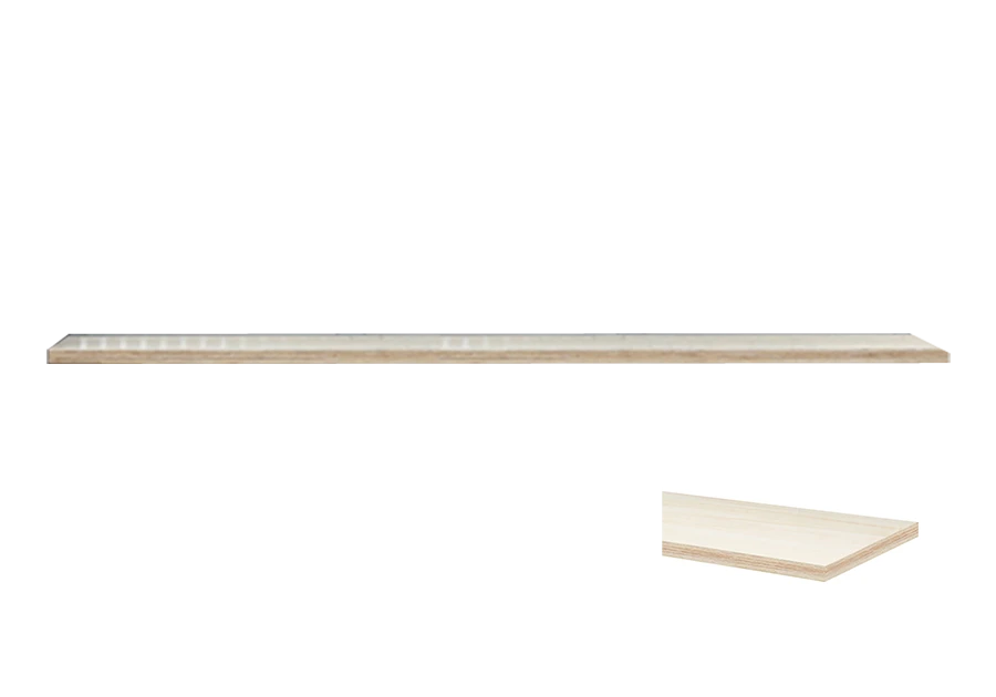 KING TONY Cтолешница из дерева 2042 x 465 x 38 | 87D11-09A