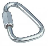 Карабин винтовой из нержавеющей стали (форма треугольная) /// 8489