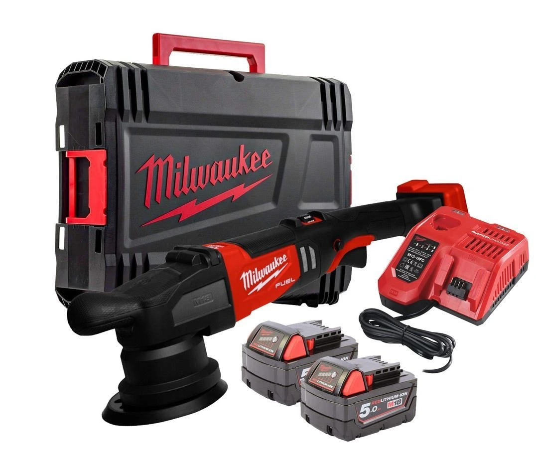 MILWAUKEE Полировальная машина аккумуляторная бесщёточная M18 FDAP21-502X | 4933478837