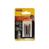 STANLEY STA61380 Отверточные биты PZ1-SL5, PZ2-SL6, SL4-7.2 48mm