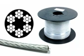 Трос в полиэт. оплетке 2-3 мм DIN 3055 (6x7) ЦБ