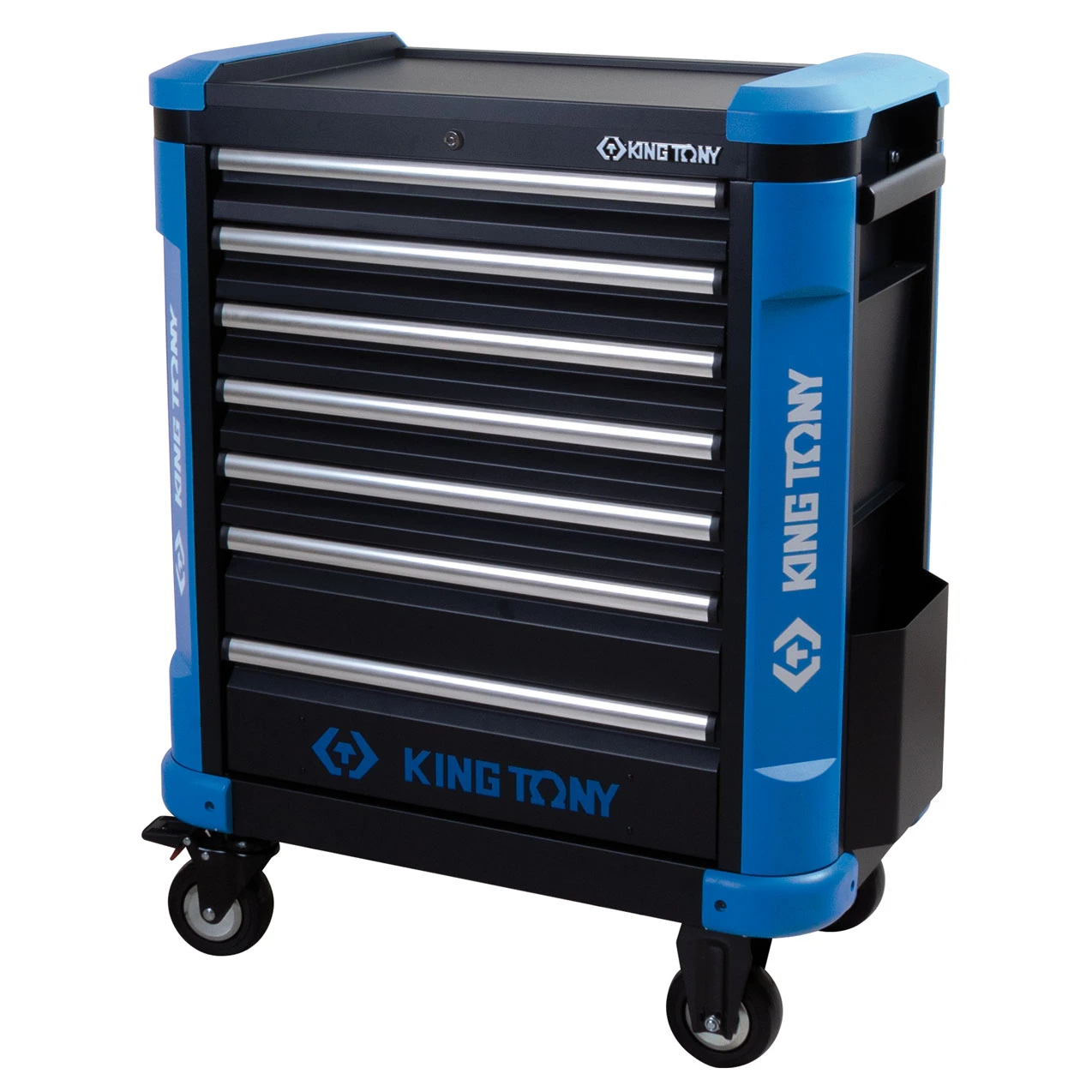 KING TONY Тележка инструментальная на колесах усиленная. 6 полок | 87G31-6B-BK