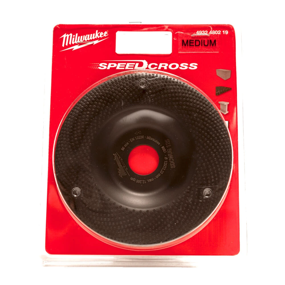MILWAUKEE Чашка алмазна шліфувальна SPEEDCROSSSDCWUG, Ø125мм | 4932480219