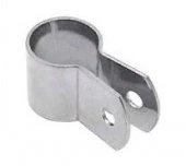 Зажим для трубы скользящий, нержавеющий 20 мм // M 8138