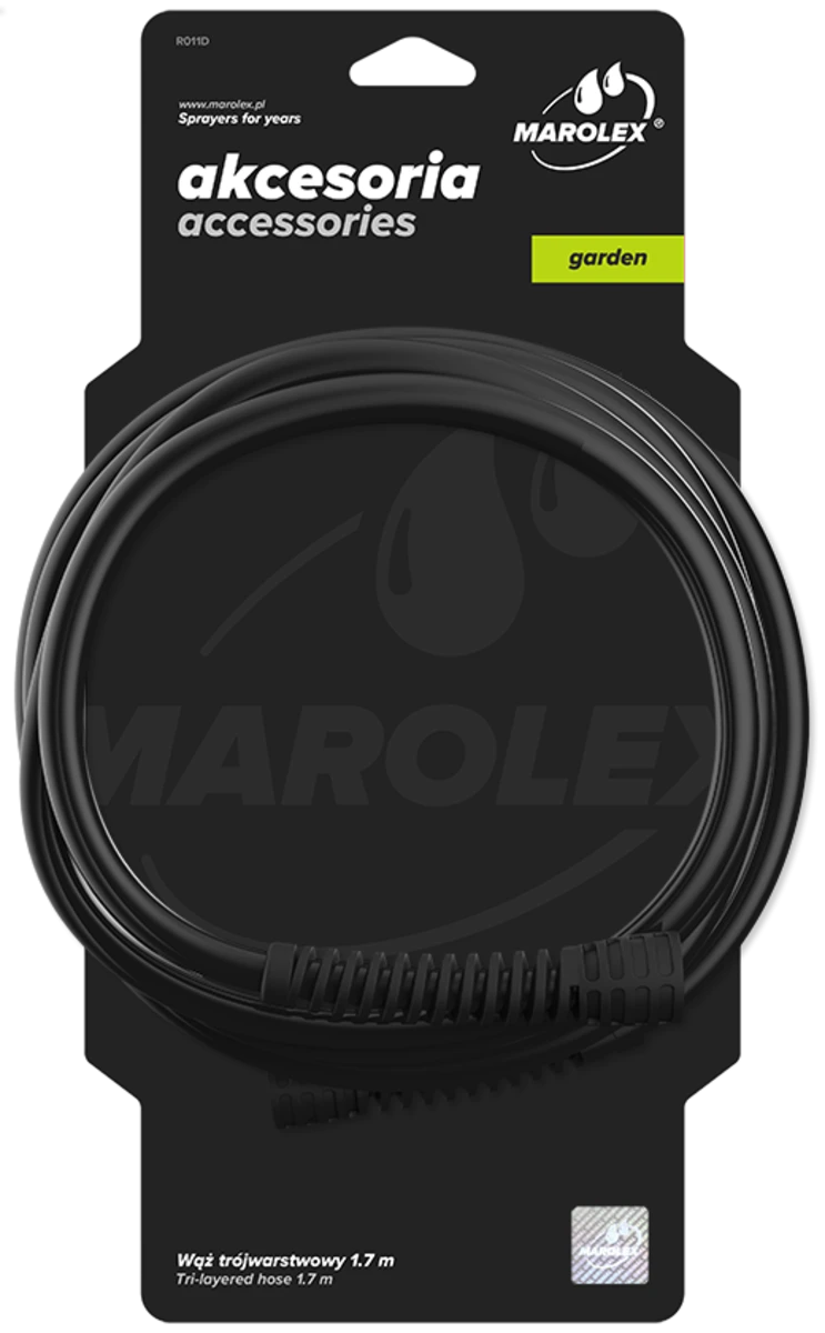 MAROLEX Шланг з гайками : 170 см (P085.064)(R011D) (hobby,profession,profession+,titan,movi,x-line) 