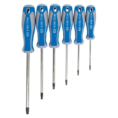 KING TONY Набор отверток, TORX, 6 предметов | 30316PR