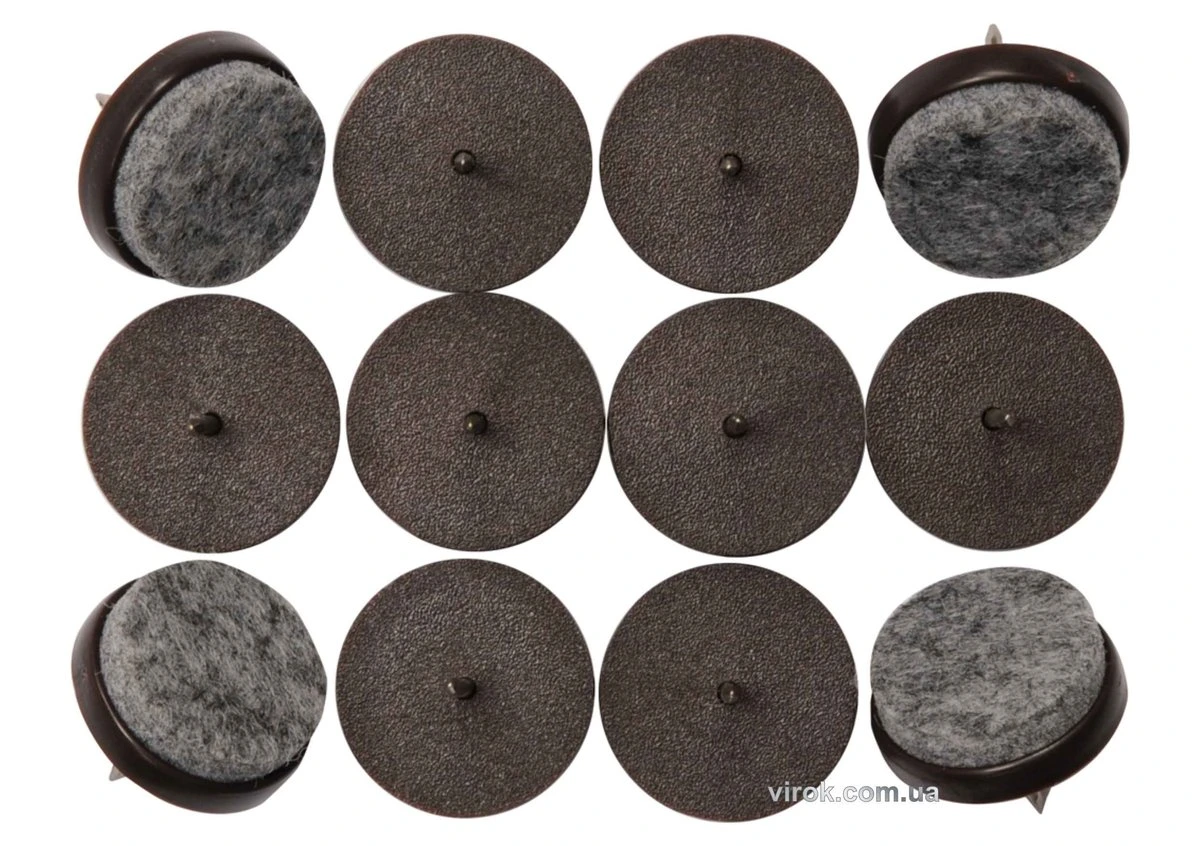 VOREL Прокладки пластикові фільцеві на цвях 20мм, набір 12шт  | 74921