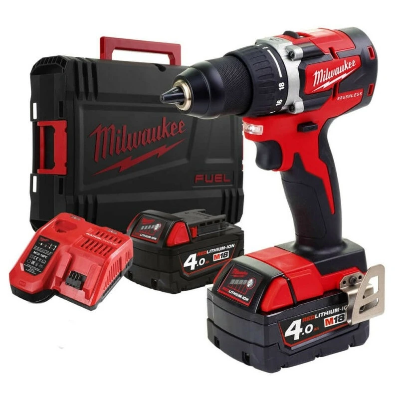 MILWAUKEE Дриль-шурупокрут акумуляторний , M18 CBLDD-402C, 60Нм,  | 4933464539