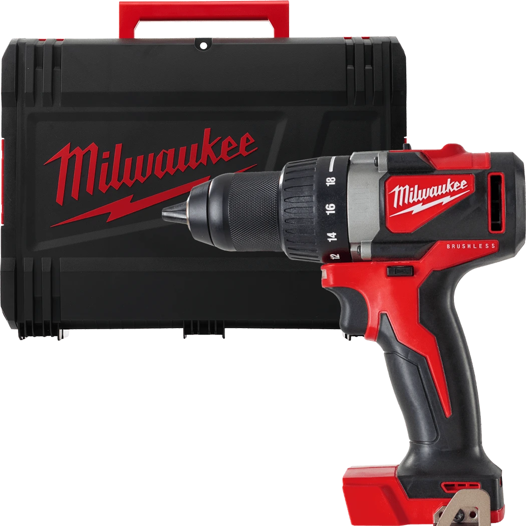 MILWAUKEE Дриль-шурупокрут акумуляторний , M18 BLDD2-0X, 82Нм (HDкейс) | 4933464514