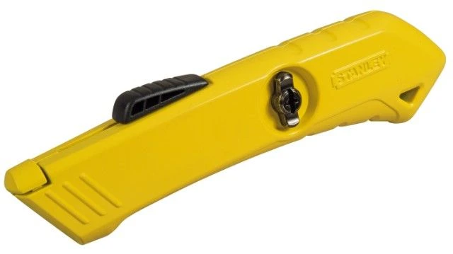 STANLEY STHT0-10193 Нож 19мм трапеция 165мм лезвие с возвратной пружиной, отсек для лезвий