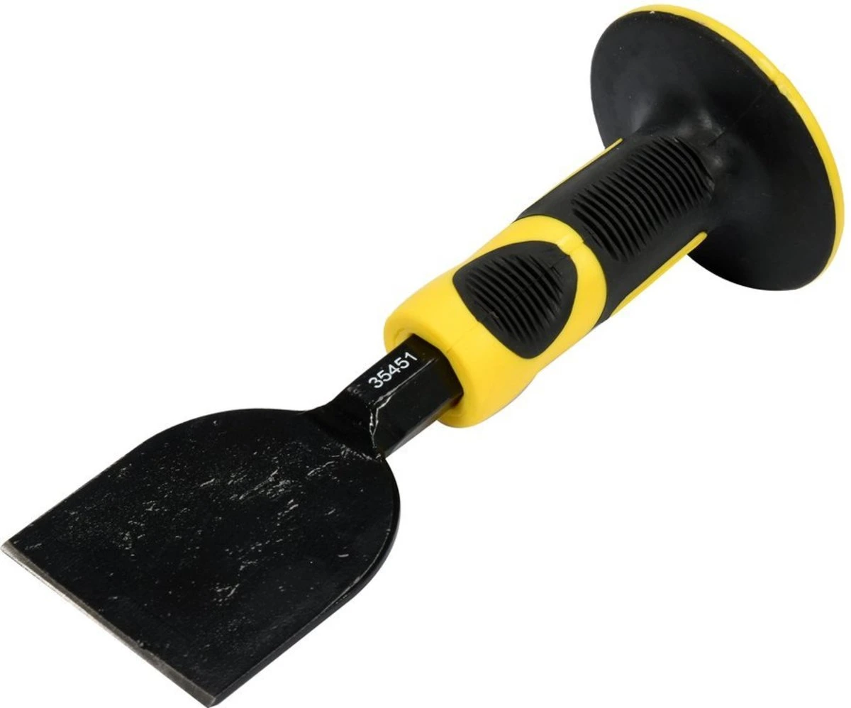 VOREL Зубило муляра 215х 19х 75 мм з захистною ручкою  | 35451