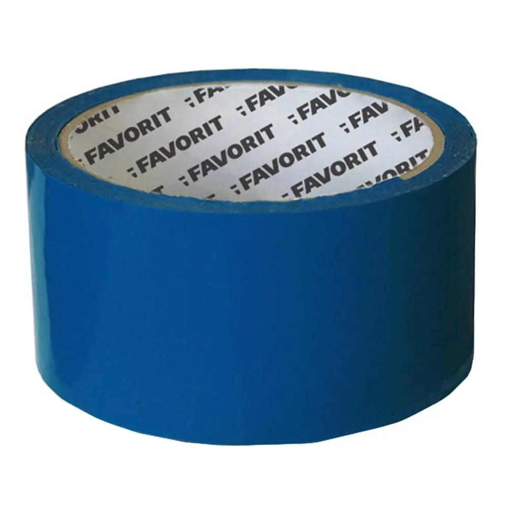Стрічка клейка 48 мм х 50 м, синя Favorit | 10-567