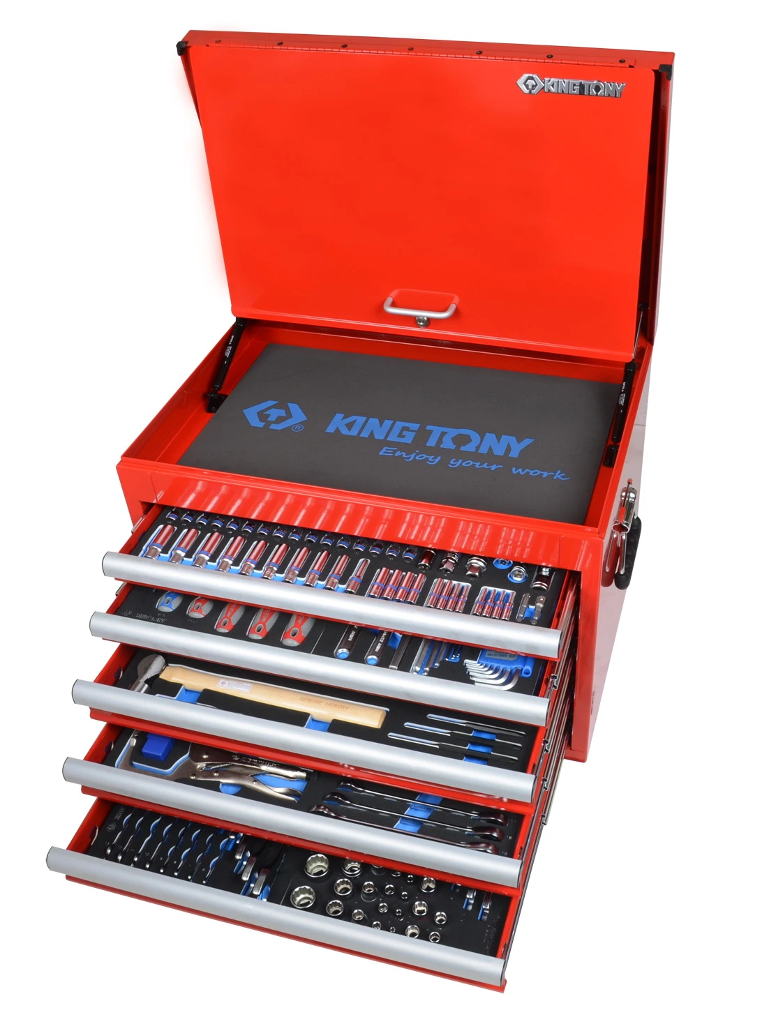 KING TONY Набор инструментов 306 ед. в ящике | 919-001CRV