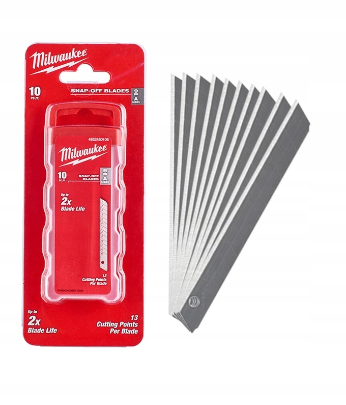 Milwaukee Лезвия сменные сегментированные 9 мм (10 шт/упак) (замена для 48229109) // 4932480106