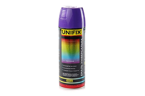 Эмаль универсальная акриловая RAL 4005 Сине-сиреневый гл. 400мл UNIFIX