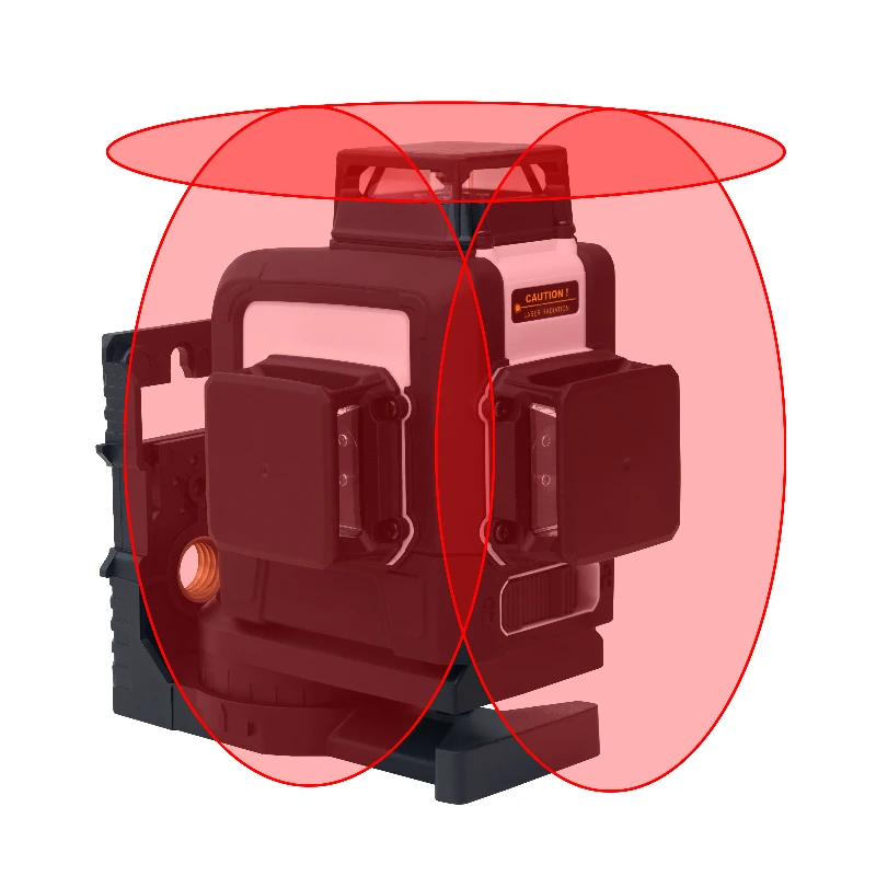 My Tools 144-3R-360 Рівень лазерний 3D-Mark 1H/2V/360-50, червоний.