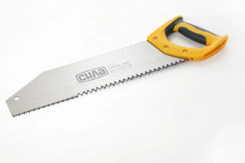 Ножовка по дереву с комбинированным зубом ХИЖАК 400мм 2-х компонентная рукоятка СИЛА